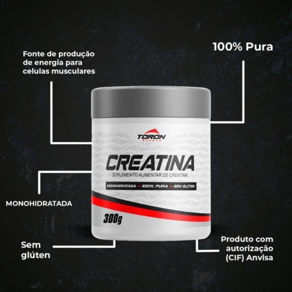 Creatina Toron Sports 300g - Image 3