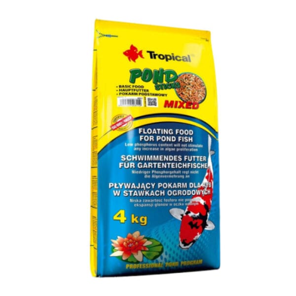 Ração Tropical Pond Sticks Mixed 4kg