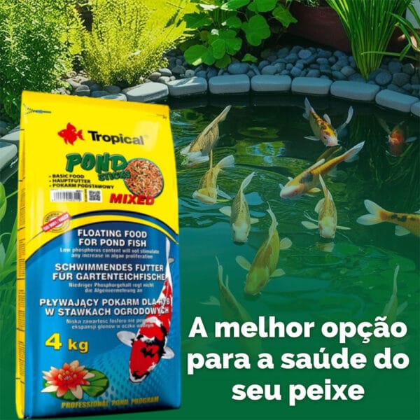 Ração Tropical Pond Sticks Mixed 4kg - Image 2