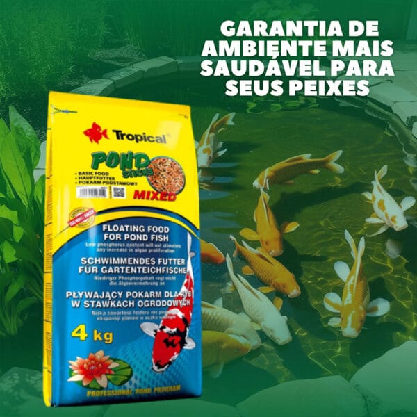 Ração Tropical Pond Sticks Mixed 4kg - Image 4